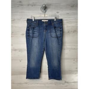 torrid Blue Denim Ankle Crop Jeans